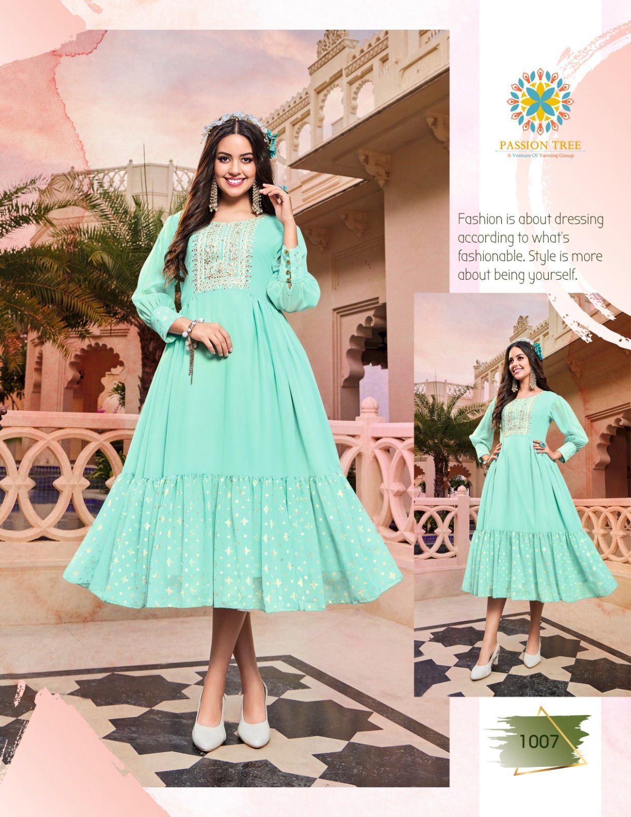 Flair Glory Vol 1 By Passion Tree Designer Kurti Catalog